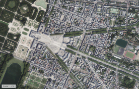 Versailles alignements d'arbres