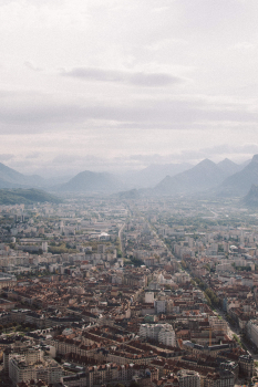 ville aérienne Grenoble