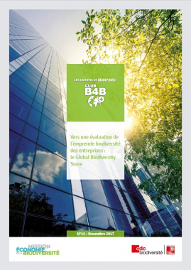 « Vers une évaluation de l’empreinte biodiversité des entreprises : le Global Biodiversity Score »