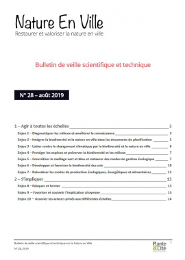 Couverture Bulletin de veille n°28