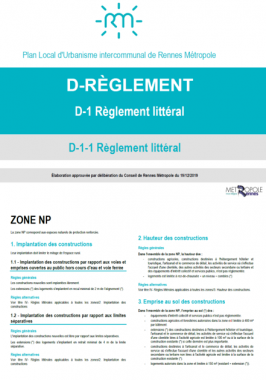Zone NP Rennes