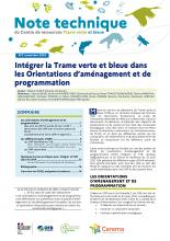 Intégrer la Trame verte et bleue dans les Orientations d’aménagement et de programmation