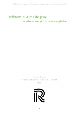Référentiel Aires de jeux