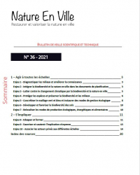 Bulletin Nature en ville n°36 - 2021