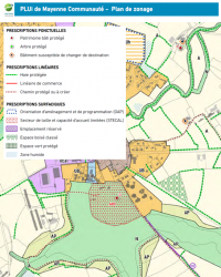 Mayenne Plan zonage