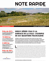 Mieux gérer l’eau à la surface de la ville : l’exemple de six quartiers franciliens