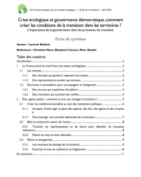 Une Fonction publique pour la transition écologique